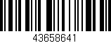 Código de barras (EAN, GTIN, SKU, ISBN): '43658641'