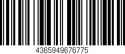 Código de barras (EAN, GTIN, SKU, ISBN): '4365949676775'