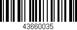 Código de barras (EAN, GTIN, SKU, ISBN): '43660035'