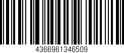 Código de barras (EAN, GTIN, SKU, ISBN): '4366961346509'