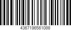 Código de barras (EAN, GTIN, SKU, ISBN): '4367196561088'