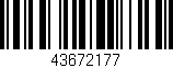 Código de barras (EAN, GTIN, SKU, ISBN): '43672177'