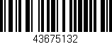 Código de barras (EAN, GTIN, SKU, ISBN): '43675132'