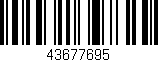 Código de barras (EAN, GTIN, SKU, ISBN): '43677695'