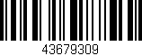Código de barras (EAN, GTIN, SKU, ISBN): '43679309'
