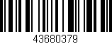 Código de barras (EAN, GTIN, SKU, ISBN): '43680379'