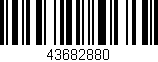Código de barras (EAN, GTIN, SKU, ISBN): '43682880'