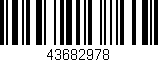 Código de barras (EAN, GTIN, SKU, ISBN): '43682978'