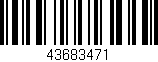 Código de barras (EAN, GTIN, SKU, ISBN): '43683471'