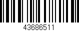 Código de barras (EAN, GTIN, SKU, ISBN): '43686511'
