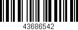 Código de barras (EAN, GTIN, SKU, ISBN): '43686542'