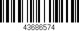 Código de barras (EAN, GTIN, SKU, ISBN): '43686574'