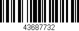 Código de barras (EAN, GTIN, SKU, ISBN): '43687732'