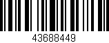 Código de barras (EAN, GTIN, SKU, ISBN): '43688449'