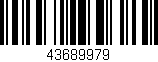 Código de barras (EAN, GTIN, SKU, ISBN): '43689979'