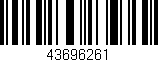Código de barras (EAN, GTIN, SKU, ISBN): '43696261'
