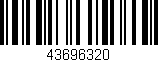 Código de barras (EAN, GTIN, SKU, ISBN): '43696320'
