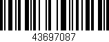 Código de barras (EAN, GTIN, SKU, ISBN): '43697087'