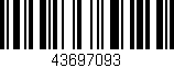 Código de barras (EAN, GTIN, SKU, ISBN): '43697093'