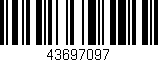 Código de barras (EAN, GTIN, SKU, ISBN): '43697097'