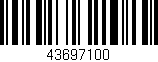 Código de barras (EAN, GTIN, SKU, ISBN): '43697100'
