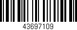 Código de barras (EAN, GTIN, SKU, ISBN): '43697109'