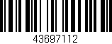 Código de barras (EAN, GTIN, SKU, ISBN): '43697112'