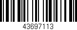 Código de barras (EAN, GTIN, SKU, ISBN): '43697113'