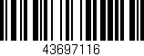 Código de barras (EAN, GTIN, SKU, ISBN): '43697116'