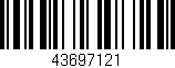 Código de barras (EAN, GTIN, SKU, ISBN): '43697121'
