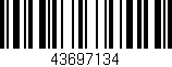 Código de barras (EAN, GTIN, SKU, ISBN): '43697134'