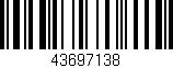 Código de barras (EAN, GTIN, SKU, ISBN): '43697138'