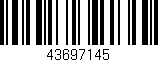 Código de barras (EAN, GTIN, SKU, ISBN): '43697145'