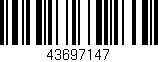 Código de barras (EAN, GTIN, SKU, ISBN): '43697147'