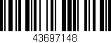Código de barras (EAN, GTIN, SKU, ISBN): '43697148'