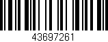 Código de barras (EAN, GTIN, SKU, ISBN): '43697261'