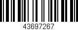 Código de barras (EAN, GTIN, SKU, ISBN): '43697267'