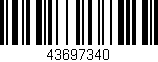 Código de barras (EAN, GTIN, SKU, ISBN): '43697340'