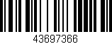 Código de barras (EAN, GTIN, SKU, ISBN): '43697366'
