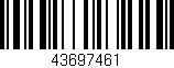 Código de barras (EAN, GTIN, SKU, ISBN): '43697461'