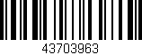 Código de barras (EAN, GTIN, SKU, ISBN): '43703963'