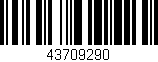 Código de barras (EAN, GTIN, SKU, ISBN): '43709290'