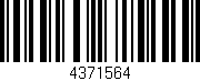 Código de barras (EAN, GTIN, SKU, ISBN): '4371564'