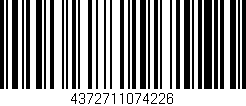 Código de barras (EAN, GTIN, SKU, ISBN): '4372711074226'