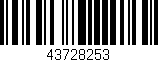 Código de barras (EAN, GTIN, SKU, ISBN): '43728253'