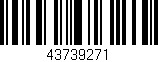 Código de barras (EAN, GTIN, SKU, ISBN): '43739271'