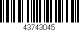 Código de barras (EAN, GTIN, SKU, ISBN): '43743045'