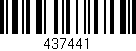 Código de barras (EAN, GTIN, SKU, ISBN): '437441'