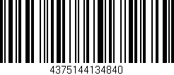 Código de barras (EAN, GTIN, SKU, ISBN): '4375144134840'