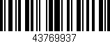 Código de barras (EAN, GTIN, SKU, ISBN): '43769937'